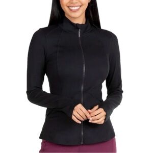 Spyder Active Black Yoga Zip Up Jacket Women’s S.